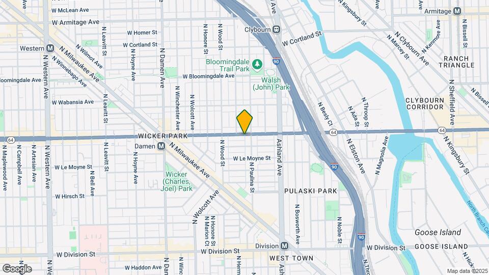 1713 W North Ave Map and Location Details