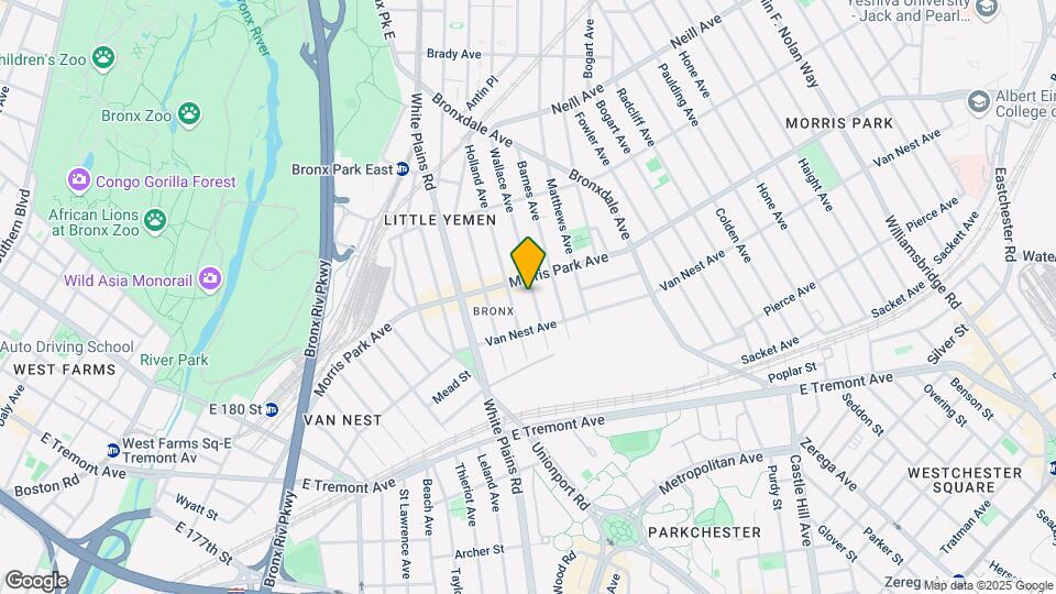 1733 Wallace Ave Mapa y Detalles de la Ubicación