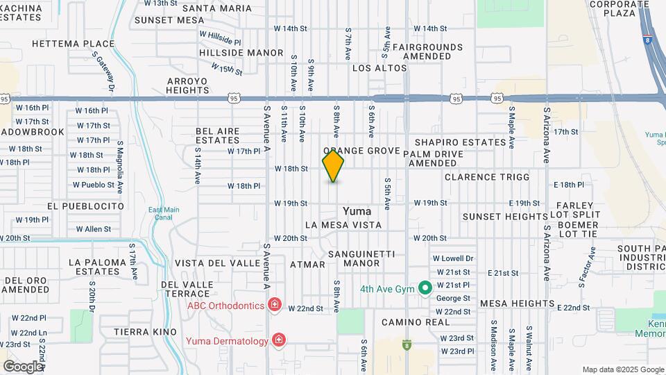 1850 S 8th Ave Map and Location Details