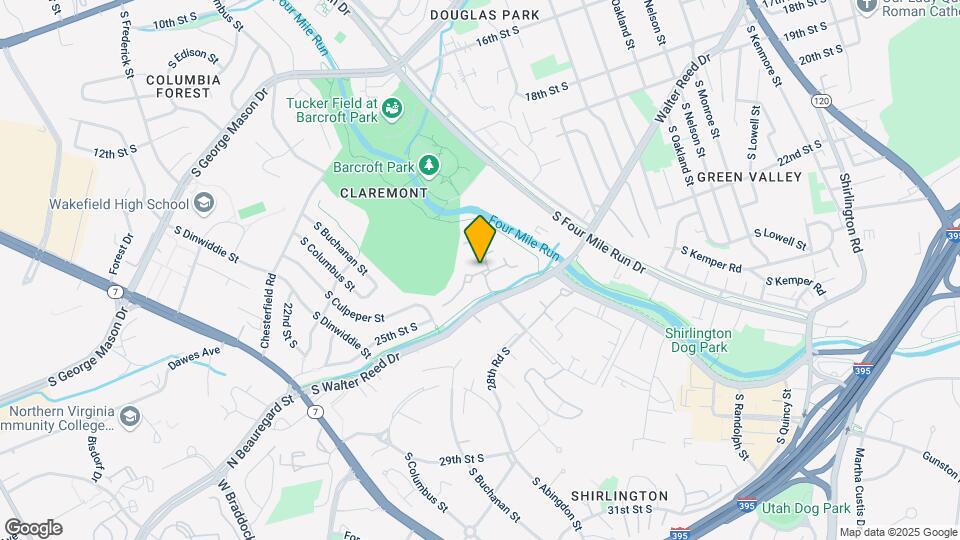 2440 S Walter Reed Dr Map and Location Details