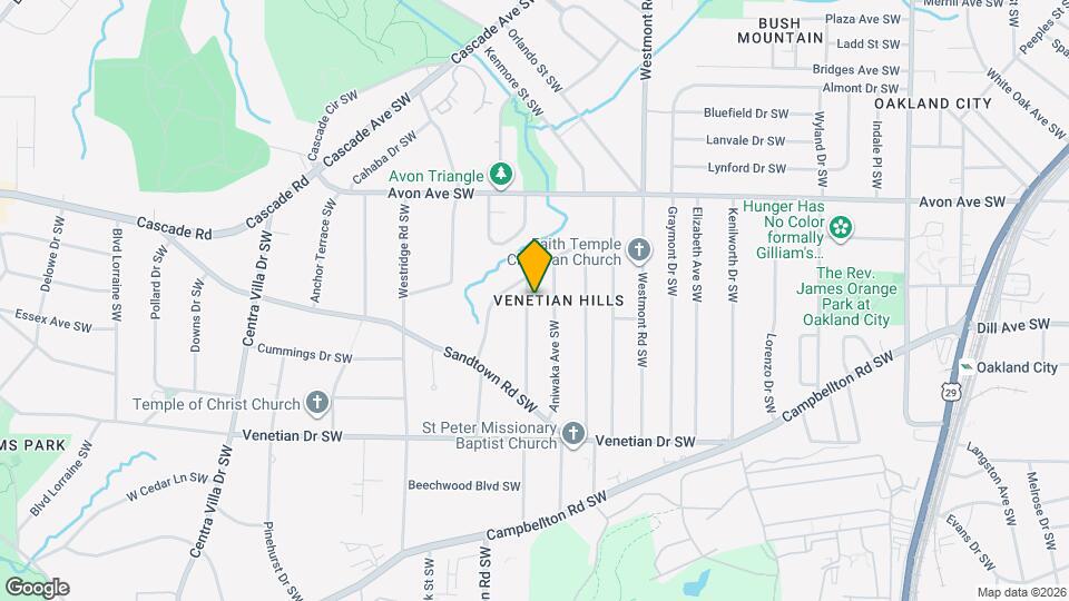 1346 Wichita Dr SW Map and Location Details