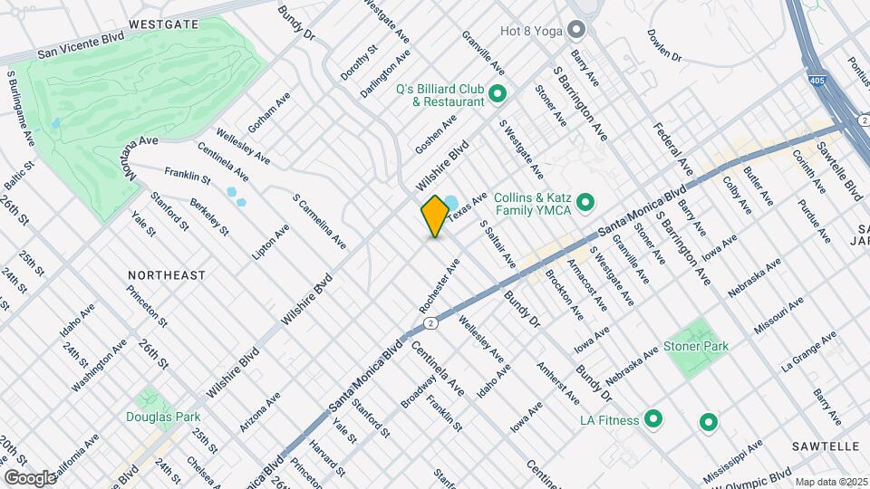 1308 Amherst Ave Map and Location Details