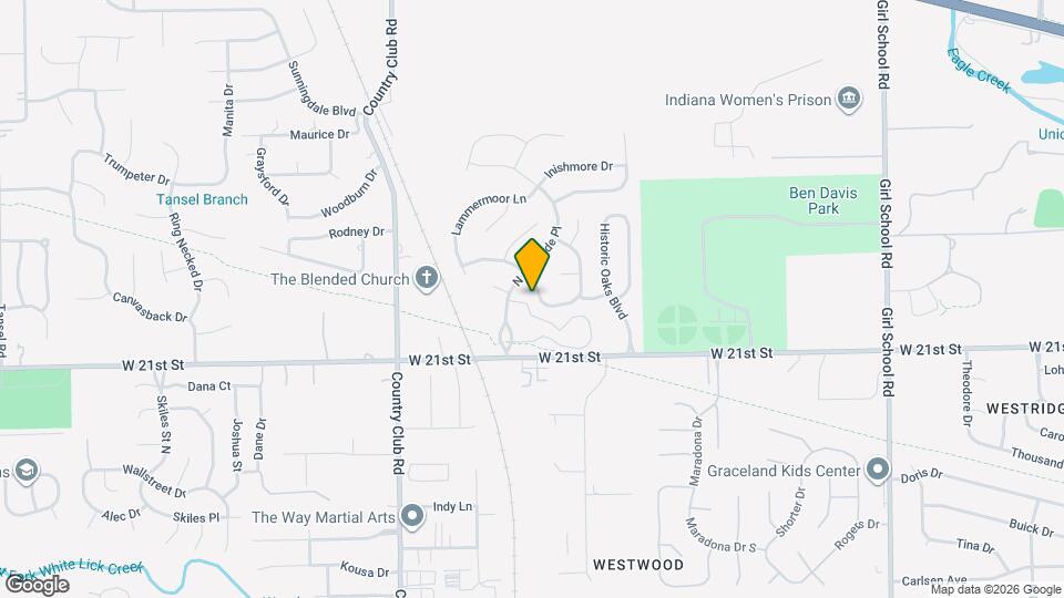 8021 Midlothian Way Mapa y Detalles de la Ubicación