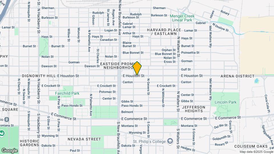 2312 E Houston St Map and Location Details