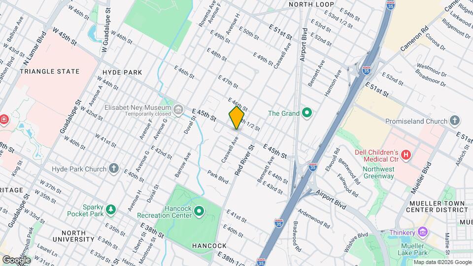 713 E 45th St Map and Location Details