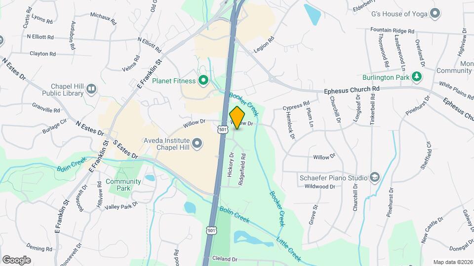 304 Hickory Dr Map and Location Details