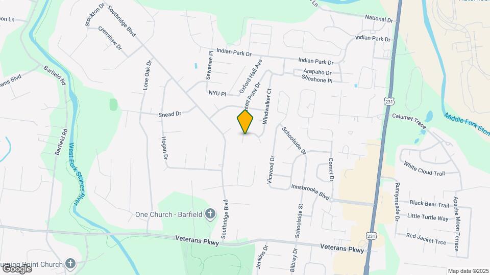 2911 Painted Pony Dr Map and Location Details