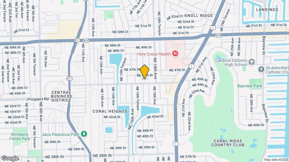 1765 NE 45th St Map and Location Details