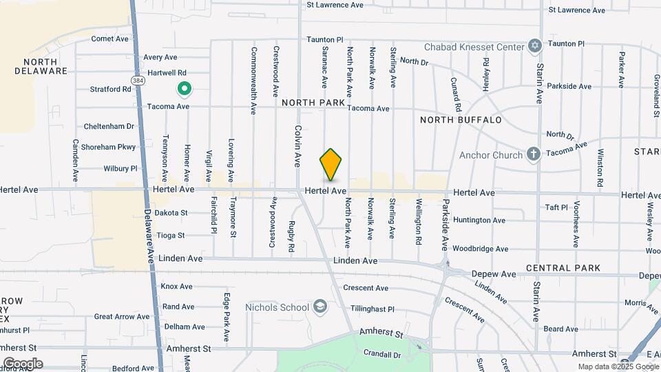 1378 Hertel Ave Map and Location Details