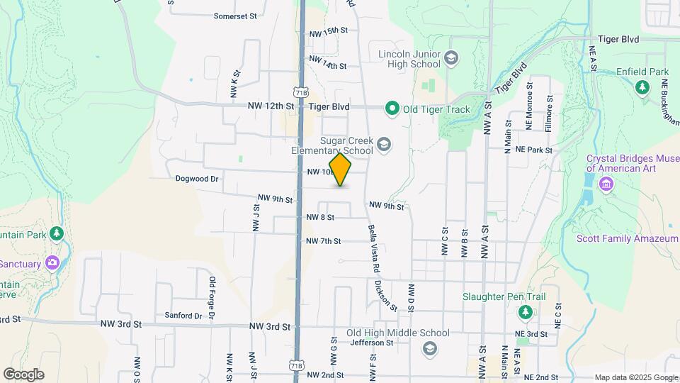 805 Carson Dr Map and Location Details