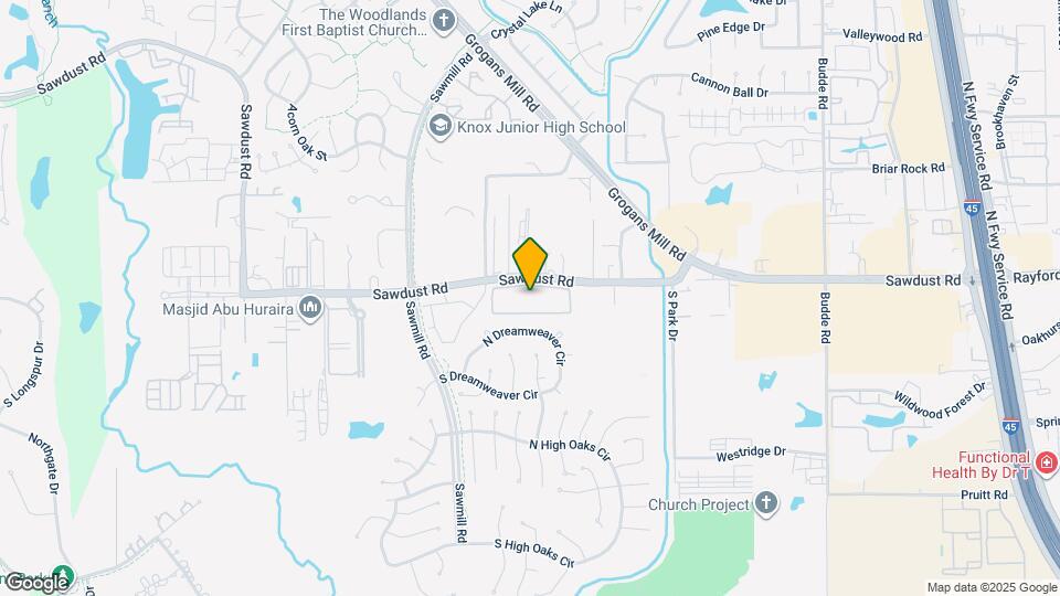 1475 Sawdust Rd Map and Location Details