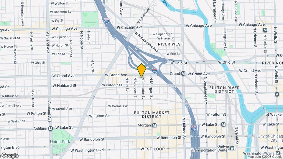 456 N Carpenter St Map and Location Details