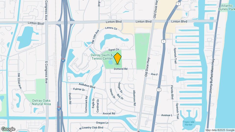 Delray Racquet Club Mapa y Detalles de la Ubicación