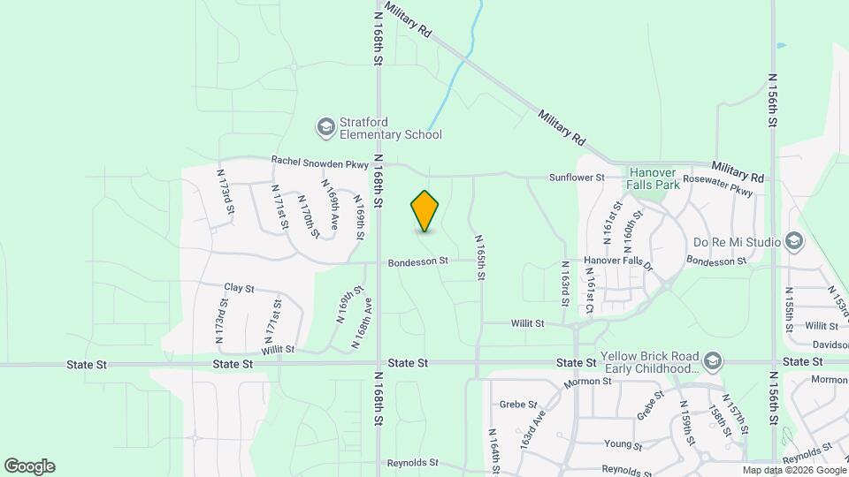 8819 N 167th St Map and Location Details