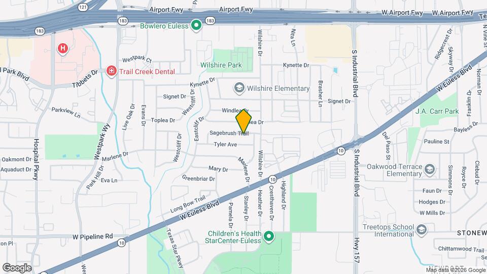 1607 Sagebrush Trl Map and Location Details