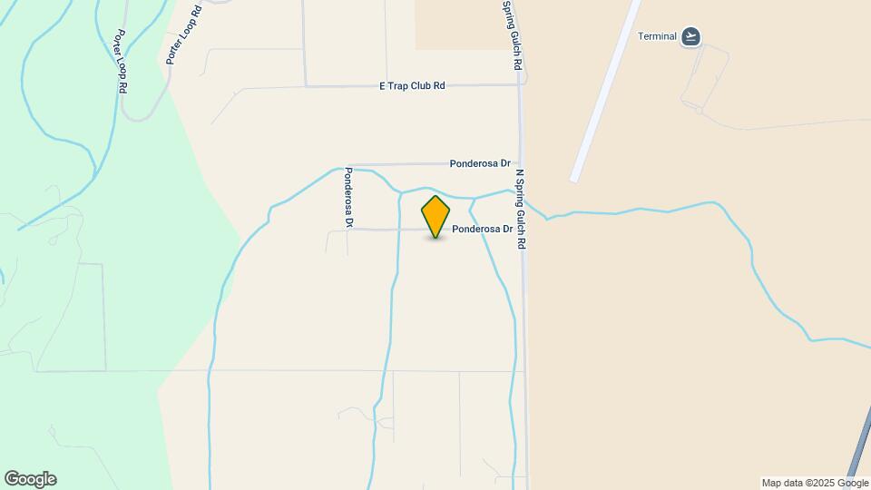 600 Ponderosa Dr Map and Location Details