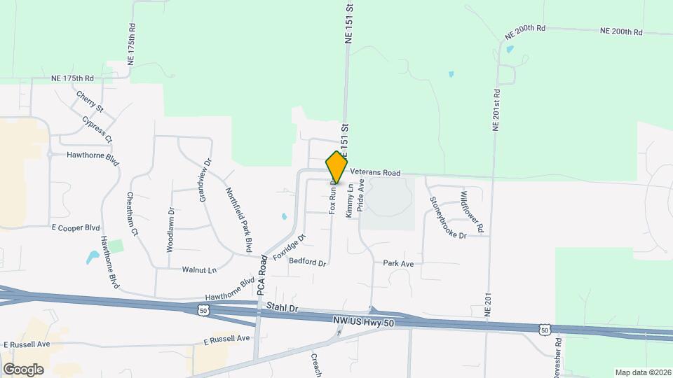 1213 Fox Run Dr Map and Location Details