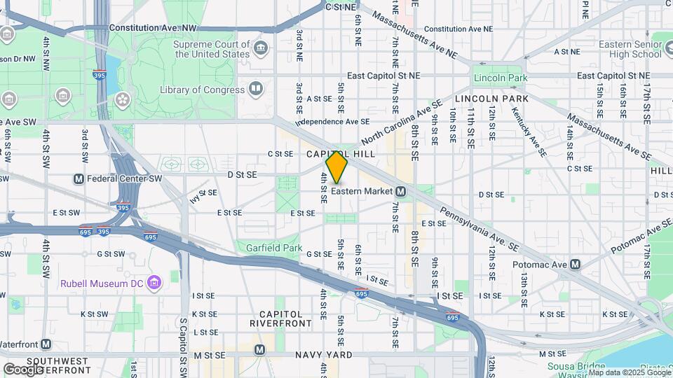 418 D St SE Map and Location Details