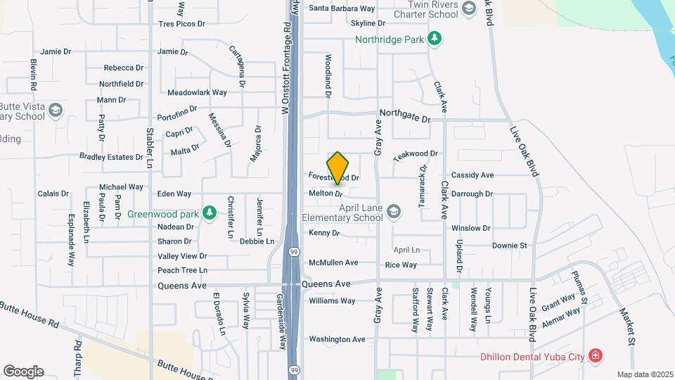 1205 Melton Dr Map and Location Details