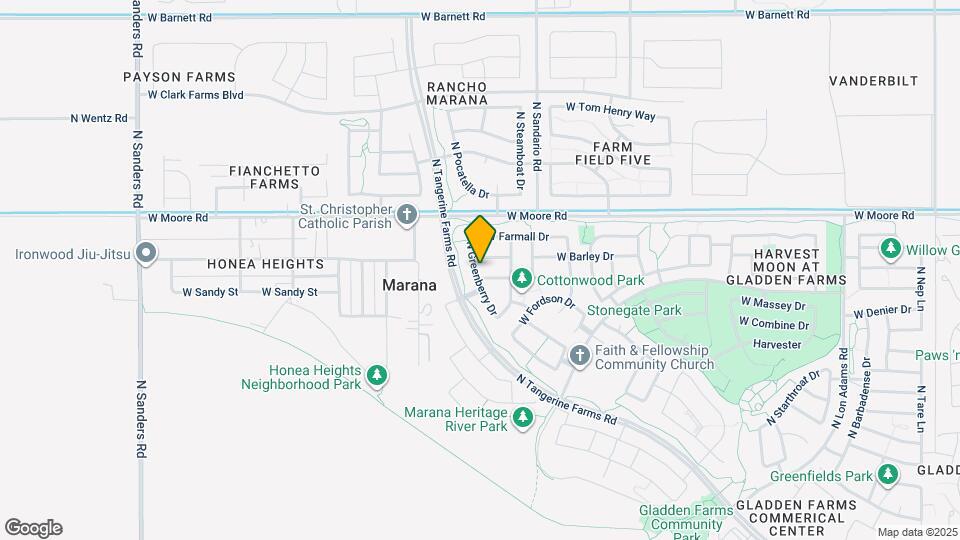 11896 W Byron Wolfe Dr Map and Location Details