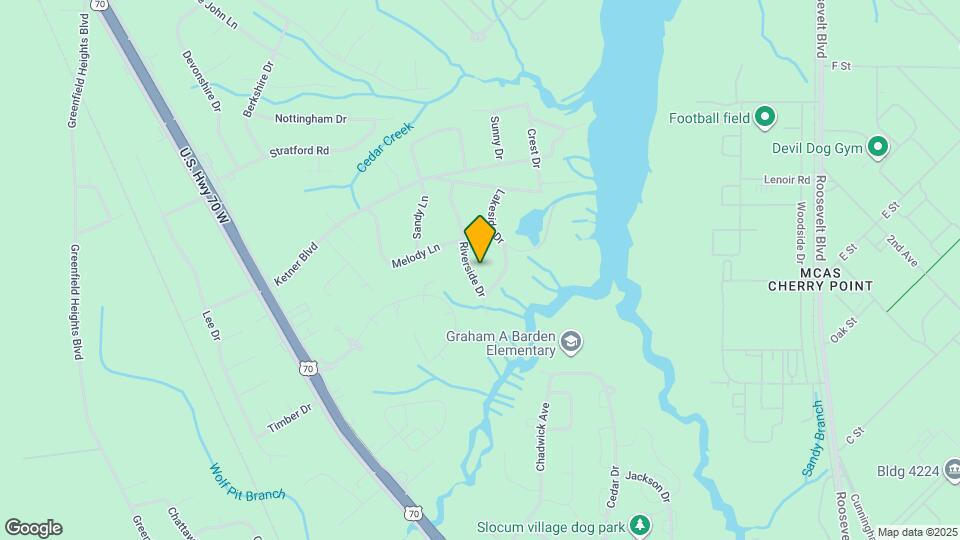 117 Riverside Dr Map and Location Details