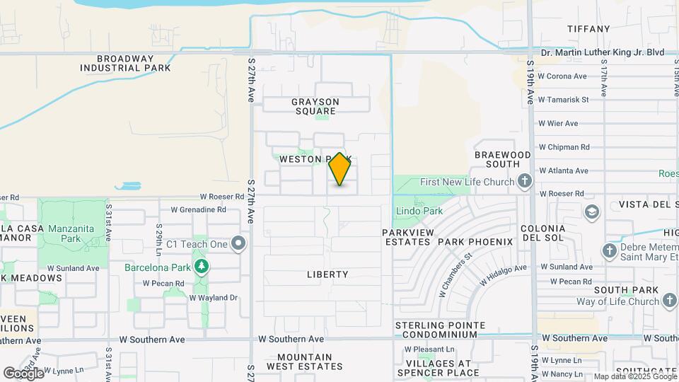 2428 W Roeser Rd Map and Location Details