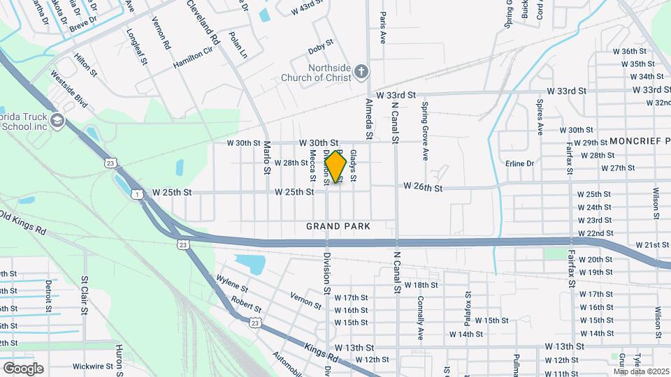 2311 W 25th St Map and Location Details