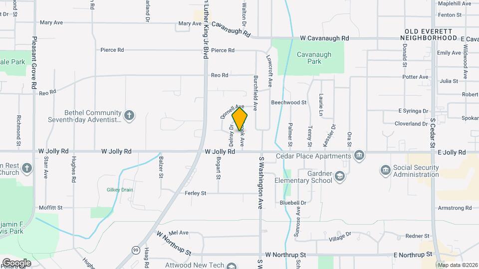 5006 Delbrook Ave Map and Location Details