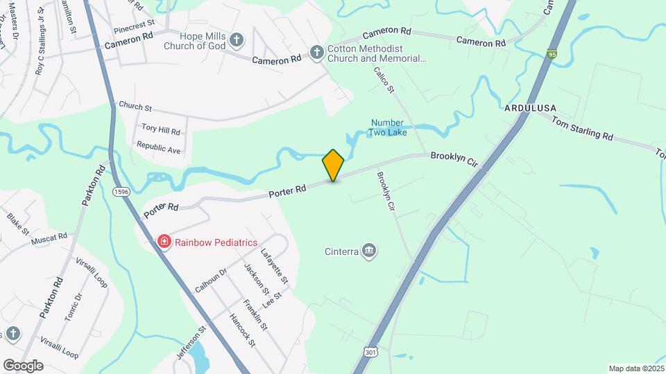 389 Porter Rd Map and Location Details