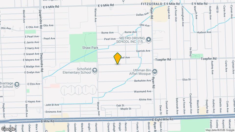 3424 Toepfer Rd Mapa y Detalles de la Ubicación