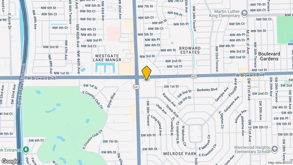3940 W Broward Blvd Map and Location Details