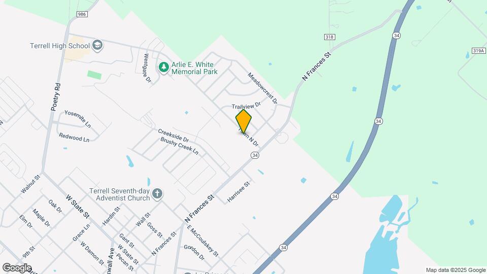 205 Town North Dr Mapa y Detalles de la Ubicación