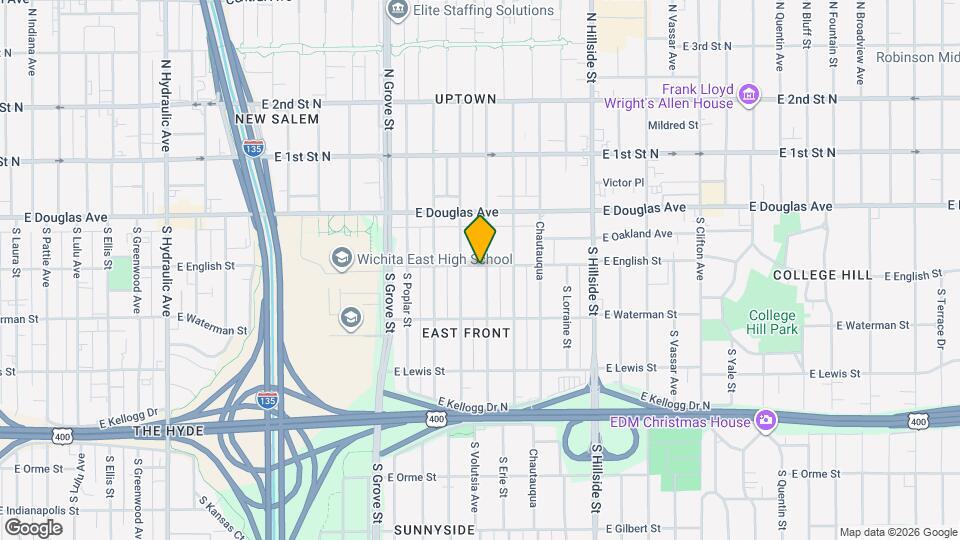 201 S Volutsia Ave Map and Location Details