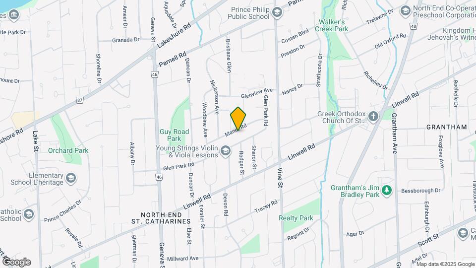 24 Manor Rd Map and Location Details