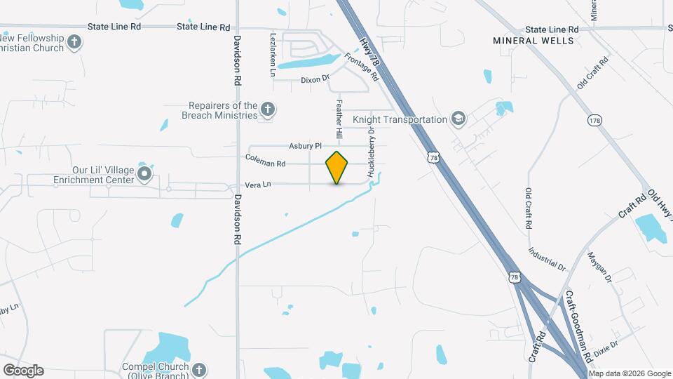6305 Vera Ln Map and Location Details
