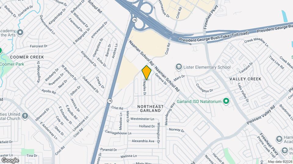 2834 Naples Dr Map and Location Details