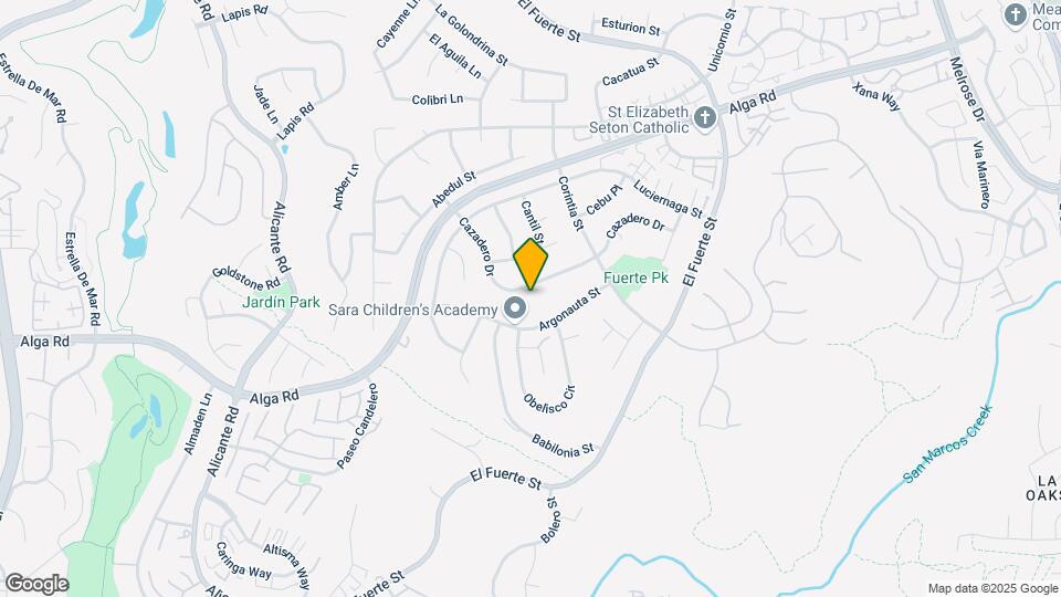 2701 Cazadero Dr Mapa y Detalles de la Ubicación