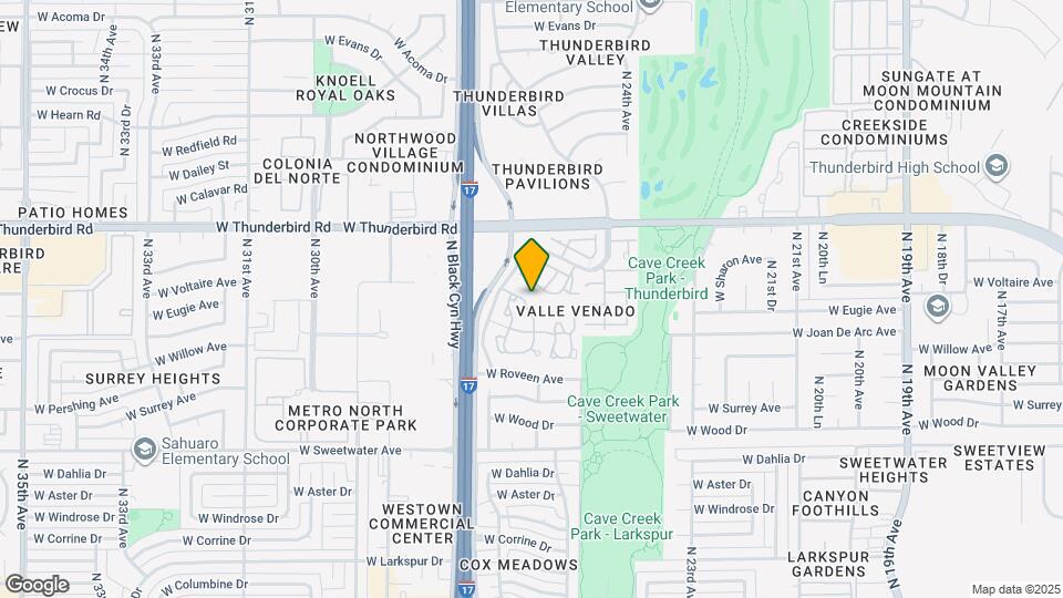 13327 N 26th Ave Mapa y Detalles de la Ubicación