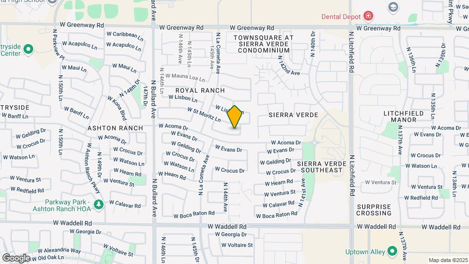 14326 W Mandalay Ln Map and Location Details