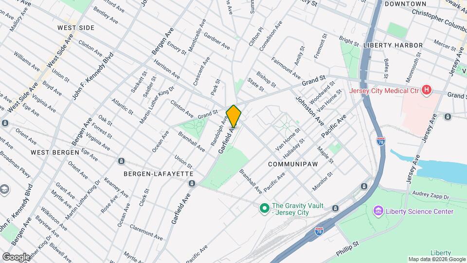 1052 Garfield Ave Map and Location Details