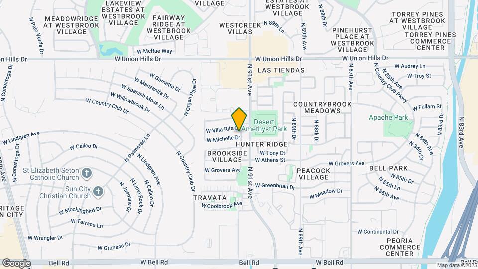 9144 W Michelle Dr Map and Location Details