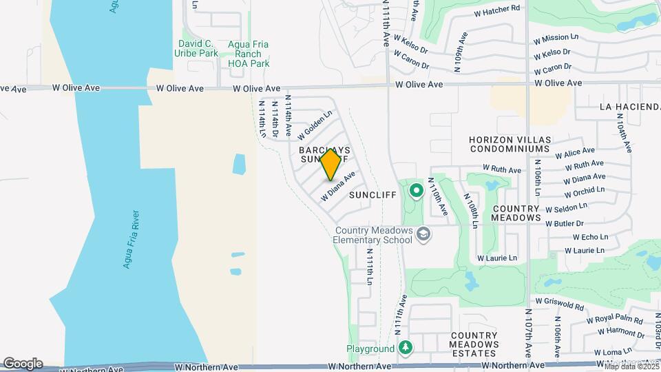 11324 W Diana Ave Mapa y Detalles de la Ubicación