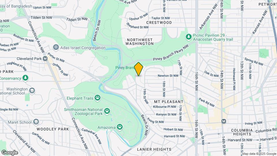 2019 Park Rd NW Map and Location Details
