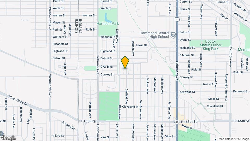 6144 Garfield Ave Map and Location Details