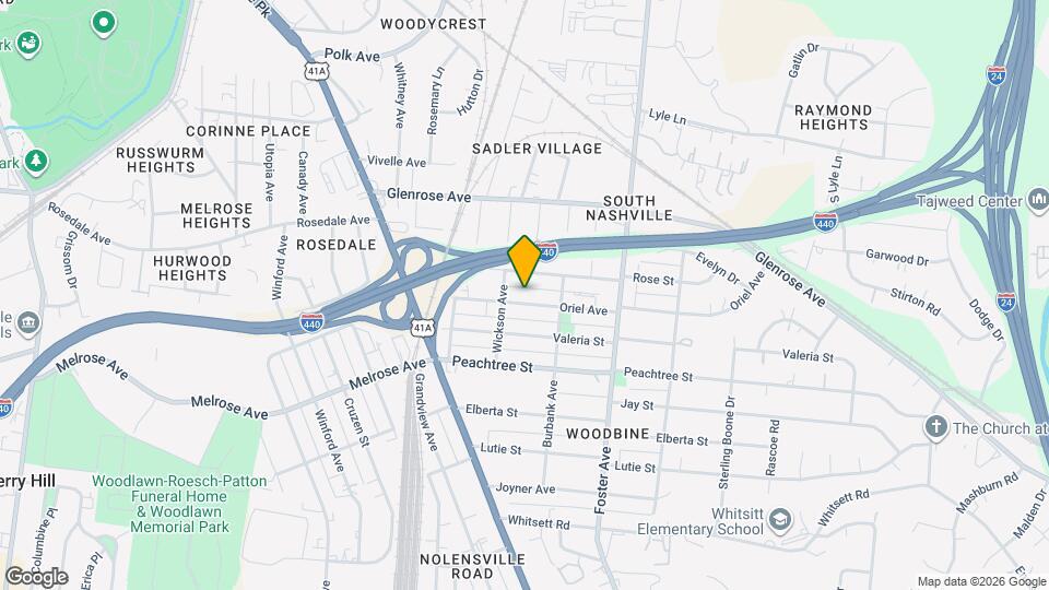 314 Oriel Ave Map and Location Details