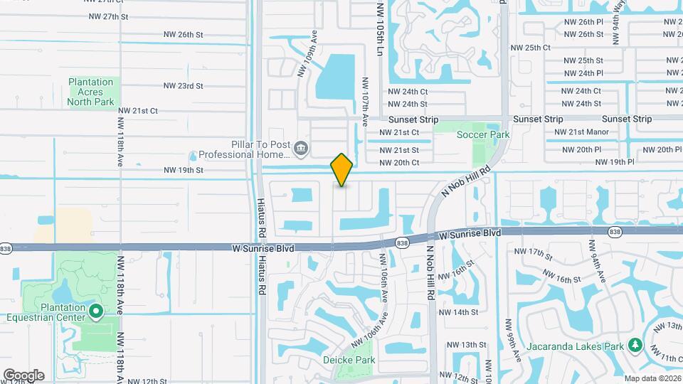 1871 NW 107th Terrace Map and Location Details