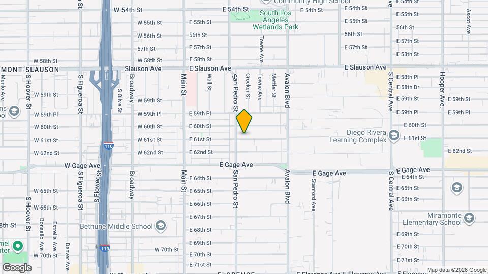 317 E 61st St Mapa y Detalles de la Ubicación