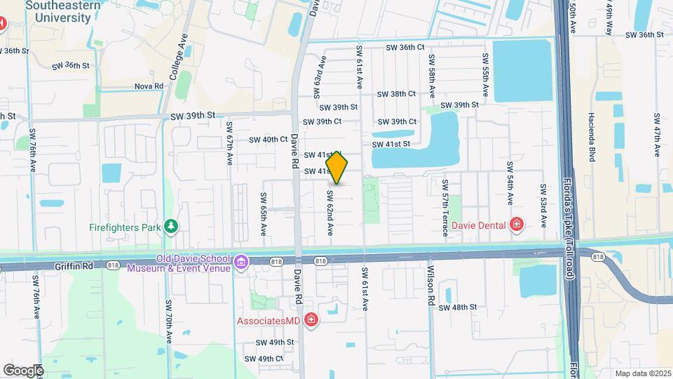 6180 SW 42nd Ct Map and Location Details
