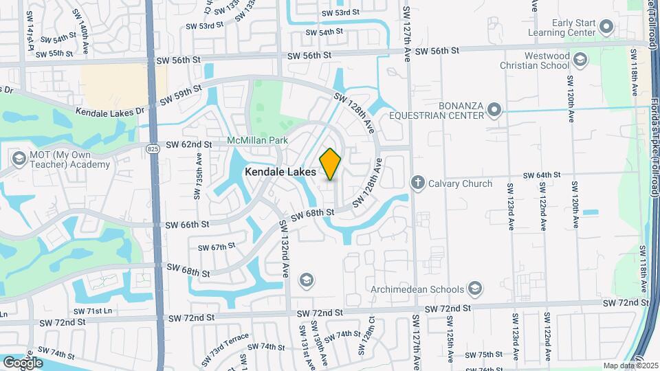 6475 SW 129th Pl Map and Location Details