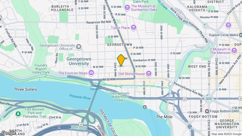 3256 N St NW Map and Location Details